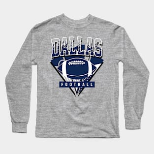 Dallas Football Retro Gameday Long Sleeve T-Shirt